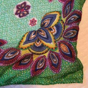 Green and Blue Beautiful Scarf